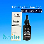 Tẩy da chết hóa học Ktimi 5% AHA Facial Exfoliant Glycolic Acid 30ml - Bevita