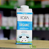 Sữa bò hữu cơ Koita nguyên kem - ít béo nhiều vị 200ml Ý