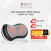 Gối Massage Hồng Ngoại Đa Năng AJIDO AJ - G63, Mát Xa Cổ Vai Gáy - Lưng