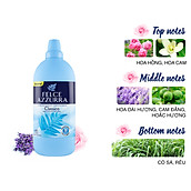 Nước xả vải đậm đặc với 3 tầng hương nước hoa cổ điển Ý hương cỏ Felce Azzurra 1.025 L