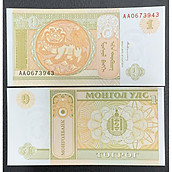 Tiền Mông Cổ 1 Tugrik Mongolia sưu tầm , tiền châu Á , Mới 100% UN