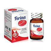 Thực phẩm bảo vệ sức khỏe FERINA - Viên bổ sung Sắt & acid Folic cho phụ nữ mang thai