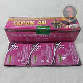 combo 2 gói - thuốc gà đá - TEPOX 48 - cầu trùng , tiêu chảy (mỏi gói 5g)