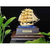 Mô hình thuyền dát vàng 24k MT Gold ArtM01- Hàng chính hãng