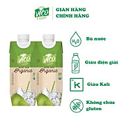 Nước Dừa ACP Vico Fresh Hương Vị Organic - Combo 2 Hộp Nước Dừa 330ml