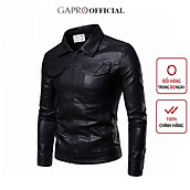 Áo khoác da nam lót vãi dù cao cấp Gapro Fashion GAKD318