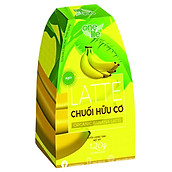Trái Cây Sạch - Latte Chuối Hữu Cơ OneLife - Sinh Tố Chuối (Hộp 6 gói)