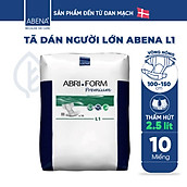 [Thấm hút 2.5 lít] Tã dán người lớn Abena Abri Form Premium L1 (10 miếng) - Nhập khẩu Đan Mạch