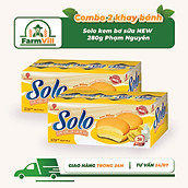 Combo 2 khay bánh Solo kem bơ sữa NEW 280g Phạm Nguyên (14g x 20 cái x 1 khay)