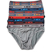 Combo 10 Quần Sịp Nam Thun Lạnh 4 Chiều X-Men Underwear MS1039