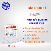 Bio Rantel - Hết giun sán, hiệu quả tức thì, hộp 10 viên