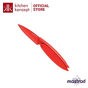 Mastrad - Dao gọt màu đỏ - 10cm