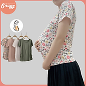 Áo thun bầu đẹp dáng ôm- Slim Tshirt for pregnant mothers 4x-70kg