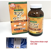 Thực phẩm chức năng nghệ King of Series nhập khẩu từ Nhật Bản 600 viên - hỗ trợ bệnh lý dạ dày tiêu hóa, cải thiện chức năng gan. Tặng khăn mặt bông cao cấp.