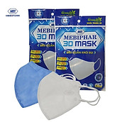 Khẩu trang Mebiphar 3D Mask size M nhiều họa tiết - Ôm sát khuôn mặt ngăn bụi bẩn và vi khuẩn hiệu quả