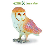 Mô hình thu nhỏ Cú Lợn Lưng Xám - Barn Owl, hiệu CollectA, mã HS 9651380