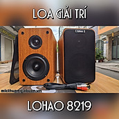 Bộ loa vi tính kiểm âm cao cấp Lohao AV 8219 - Âm thanh 2.1 - Kết nối bluetooth, USB, SD, AV - Vỏ gỗ sang trọng - 2 Bass 2 Treble - Chỉnh âm thanh ngay trên loa - Công suất lên đến 100W - Hàng chính hãng