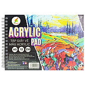Tập Giấy Vẽ A5 Acrylic Pad Colormate ARTIST-OP (12 Tờ)