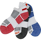 Combo 3 đôi vớ nữ thể thao Spenco Mart màu đỏ, đen, xanh, vớ mắt cá chân dùng chơi thể thao, đi lại hàng ngày