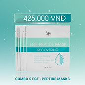 COMBO 5 Mặt Nạ Dạng Thạch MS EGF - Peptide Mask Giúp Dưỡng Ẩm