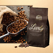 Cà Phê Hạt Pha Máy 500g - Lê s Path Coffee Lovely. Hàm lượng cafein cao, thích hợp các bạn gu café đậm đà
