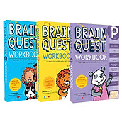 Sách Braint Quest Workbook  bộ 3 cuốn, 4 - 7 tuổi