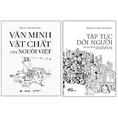 Combo Tập tục đời người - Văn minh vật chất của người Việt