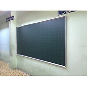 Bảng từ xanh viết phấn kẻ 4 ô ly Bavico KT 1.2x1.4m