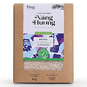 Gạo Hữu Cơ - XÁT DỐI Nàng Hương 1kg - Nàng MEKONG - 100% Organic
