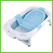 Lưới tắm sơ sinh cho bé, phao lưới tắm cho trẻ 3D với 3 khóa giữ an toàn, siêu nhẹ và chắc chắn