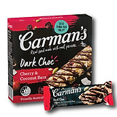 Thanh Ngũ Cốc Carman s Dark Choc, Cherry, Coconut Bar - Vị Chocolate Đen, Anh Đào, Dừa - 210g