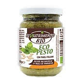 Sốt Pesto Thuần Chay Hữu Cơ 130g Il Nutrimento Pesto Without Cheese