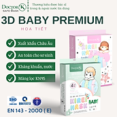 Khẩu trang y tế em bé - 3D Baby cao cấp - Doctor K - 7 cái hộp