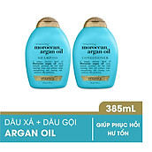 Bộ 2 Dầu gội đầu và dầu xả OGX Renewing Argan oil of Morocco 385ml