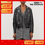 THE KOOPLES - Đầm mini phối bèo thời trang FROB19178K-BLA70