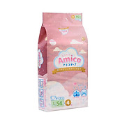 Bỉm - Tã dán Amico size L 54 + 4 miếng (Cho bé 9 - 14 kg)