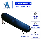 Vỏ gối ôm lụa cao cấp A 35 x 100 cm - mát mẻ, mềm mịn, không kích ứng da - Xanh dương đậm