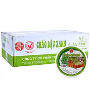 Thùng 12 Tô Cháo Đậu Xanh Bích Chi 60g