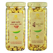 Combo Hạt Sen Sấy Hải Long 230g + Sen Sấy Gừng Mật Ong Hải Long 230g