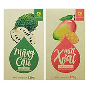 Combo Mứt Xoài Sấy Dẻo Hải Long 120g + Mãng Cầu Sấy Dẻo Hải Long 120g