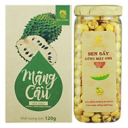 Combo Sen Sấy Gừng Mật Ong Hải Long 230g + Mãng Cầu Sấy Dẻo Hải Long 120g