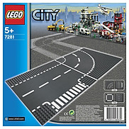 Đế Lót Lego City - Ngã Ba Và Khúc Quanh 7281 2 Mảnh Ghép