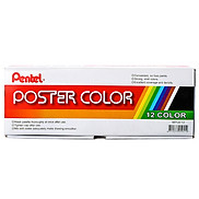 Màu Vẽ Lọ Pentel 12 Màu Poster WPU2-T12