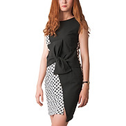 Đầm Phối Nơ Carita BW002 - Đen