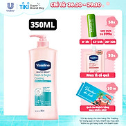 Sữa Dưỡng Thể 350Ml Vaseline Dưỡng Ẩm Sáng Da Fresh & Bright 10X