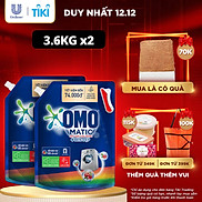 Combo 2 túi nước giặt OMO Matic chuyên dụng Cửa Trước Bền Màu với tinh