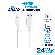 Dây Cáp Sạc Lightning Cho iPhone Anker PowerLine II 0.9m - A8432