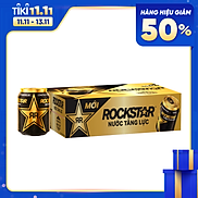 Thùng 24 Lon Nước Tăng Lực Rockstar 250ml lon