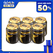 Lốc 6 Lon Nước Tăng Lực Rockstar 250ml lon