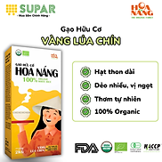 Gạo hữu cơ Hoa Nắng - Vàng Lúa Chín Hộp 2 kg